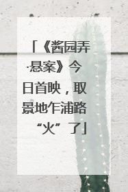 《酱园弄·悬案》今日首映，取景地乍浦路“火”了