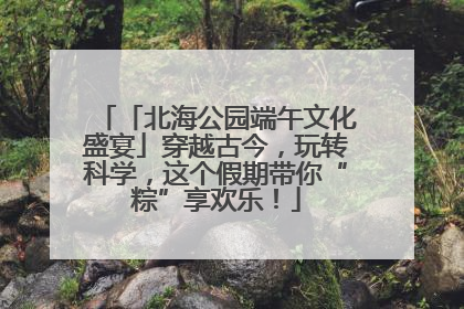 「北海公园端午文化盛宴」穿越古今，玩转科学，这个假期带你“粽”享欢乐！