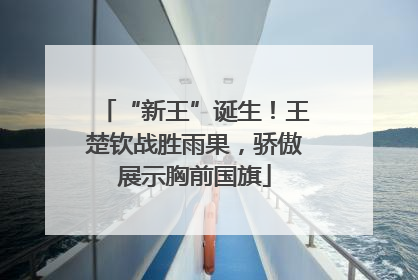 “新王”诞生！王楚钦战胜雨果，骄傲展示胸前国旗