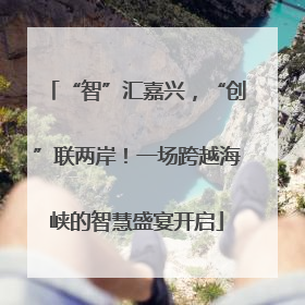 “智”汇嘉兴，“创”联两岸！一场跨越海峡的智慧盛宴开启