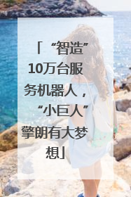 “智造”10万台服务机器人，“小巨人”擎朗有大梦想