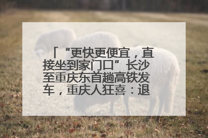 “更快更便宜，直接坐到家门口”长沙至重庆东首趟高铁发车，重庆人狂喜：退了票也要坐