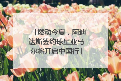 燃动今夏，阿迪达斯签约球星亚马尔将开启中国行