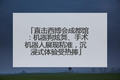 直击西博会成都馆：机器狗炫舞、手术机器人展现精准，沉浸式体验受热捧