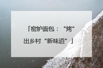 窑炉面包：“烤”出乡村“新味道”