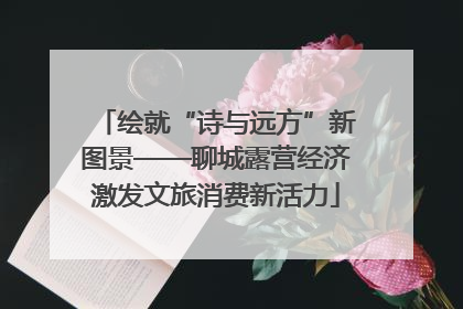 绘就“诗与远方”新图景——聊城露营经济激发文旅消费新活力