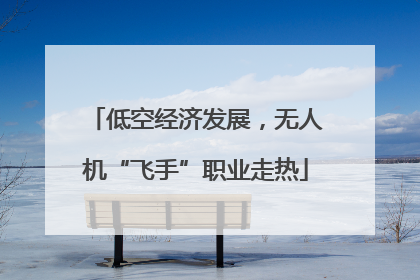 低空经济发展，无人机“飞手”职业走热