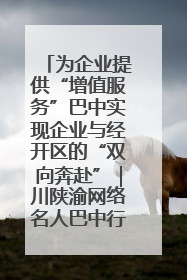 为企业提供“增值服务”巴中实现企业与经开区的“双向奔赴”｜川陕渝网络名人巴中行