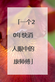 一个20年快消人眼中的康师傅