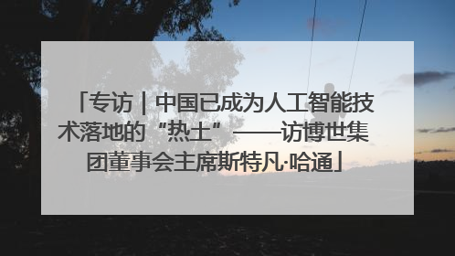 专访｜中国已成为人工智能技术落地的“热土”——访博世集团董事会主席斯特凡·哈通