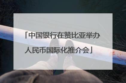 中国银行在赞比亚举办人民币国际化推介会