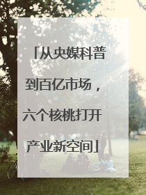 从央媒科普到百亿市场，六个核桃打开产业新空间