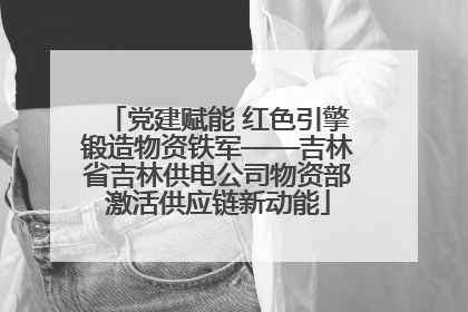 党建赋能 红色引擎锻造物资铁军——吉林省吉林供电公司物资部激活供应链新动能