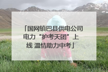 国网镇巴县供电公司 电力“护考天团”上线 温情助力中考