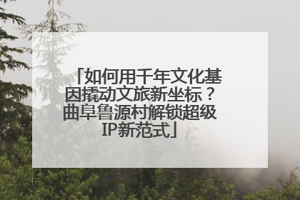 如何用千年文化基因撬动文旅新坐标？曲阜鲁源村解锁超级IP新范式