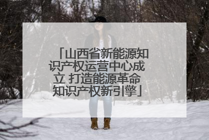 山西省新能源知识产权运营中心成立 打造能源革命知识产权新引擎