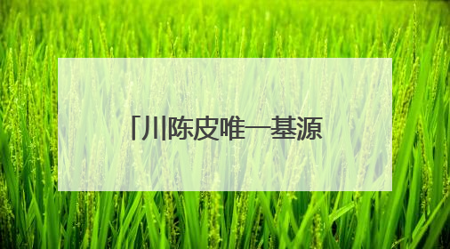 川陈皮唯一基源物种川红橘：从“被淘汰”到“香饽饽”的逆袭之路