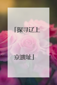 探寻辽上京遗址