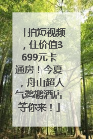 拍短视频，住价值3699元卡通房！今夏，舟山超人气鹈鹕酒店等你来！