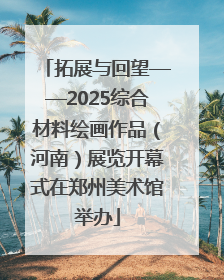 拓展与回望——2025综合材料绘画作品（河南）展览开幕式在郑州美术馆举办
