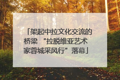 架起中拉文化交流的桥梁 “拉脱维亚艺术家蓉城采风行”落幕