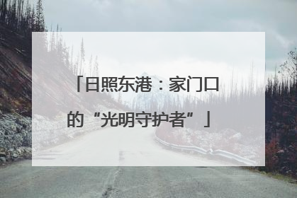 日照东港：家门口的“光明守护者”