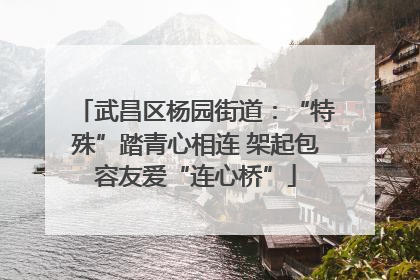 武昌区杨园街道：“特殊”踏青心相连 架起包容友爱“连心桥”