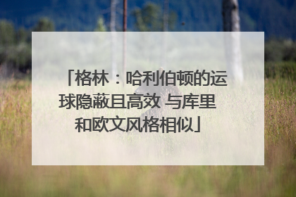 格林：哈利伯顿的运球隐蔽且高效 与库里和欧文风格相似