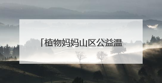 植物妈妈山区公益温情之行：用自然之爱，暖山区童梦之心