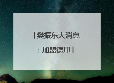 樊振东大消息：加盟德甲