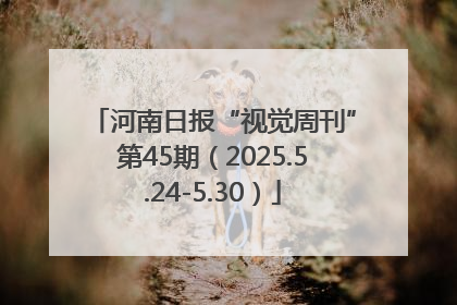 河南日报“视觉周刊”第45期（2025.5.24-5.30）