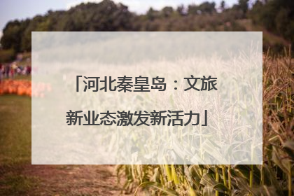 河北秦皇岛：文旅新业态激发新活力