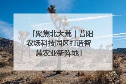 聚焦北大荒｜普阳农场科技园区打造智慧农业新阵地