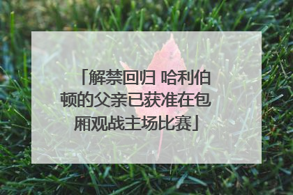 解禁回归 哈利伯顿的父亲已获准在包厢观战主场比赛