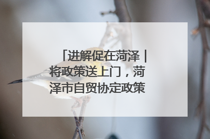 进解促在菏泽｜将政策送上门，菏泽市自贸协定政策专题宣讲会召开