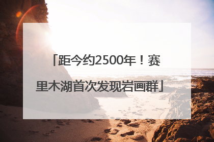 距今约2500年！赛里木湖首次发现岩画群