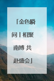 金色瞬间丨相聚南博 共赴盛会