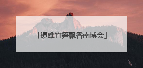 镇雄竹笋飘香南博会