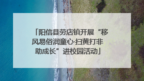 阳信县劳店镇开展“移风易俗润童心·扫黄打非助成长”进校园活动