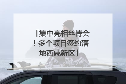 集中亮相丝博会！多个项目签约落地西咸新区