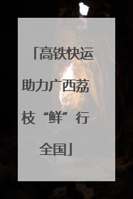 高铁快运助力广西荔枝“鲜”行全国