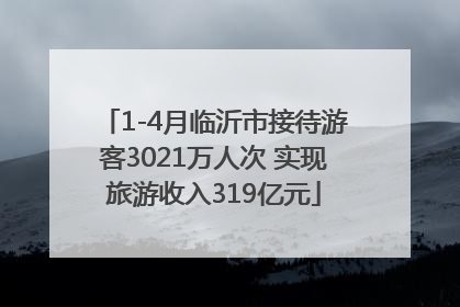 1-4月临沂市接待游客3021万人次 实现旅游收入319亿元