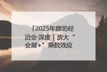 2025年廊坊经洽会·深度｜放大“会展+”乘数效应 打造消费新场景